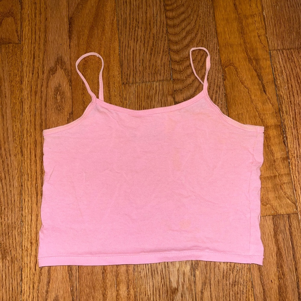 Pastel pink tank top